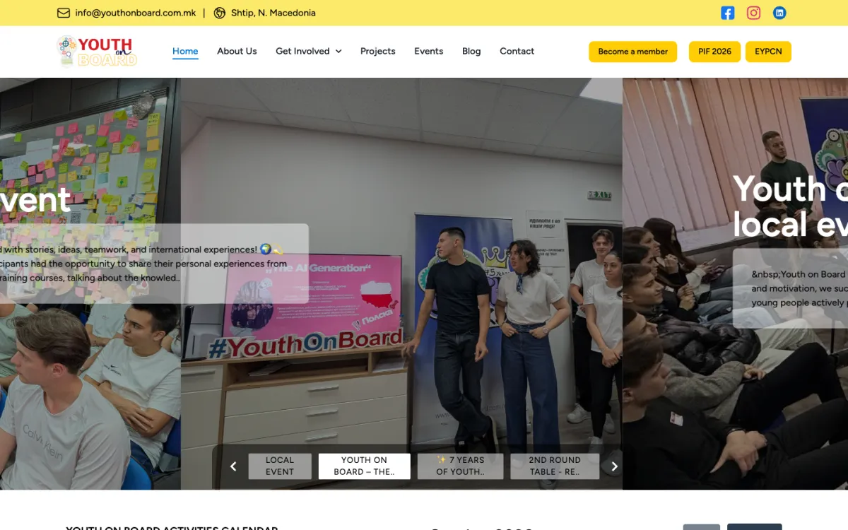Слика од екранот: Youth On Board